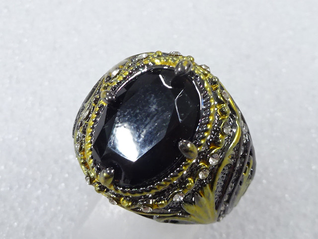 COLORED STONE FASHION RING / JP SIZE 21